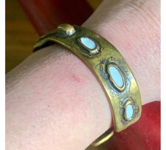 Bracelet Manchette St Luc - Bronze Et Émail Blanc – Cadeaux, Other (photo 8 of 8)