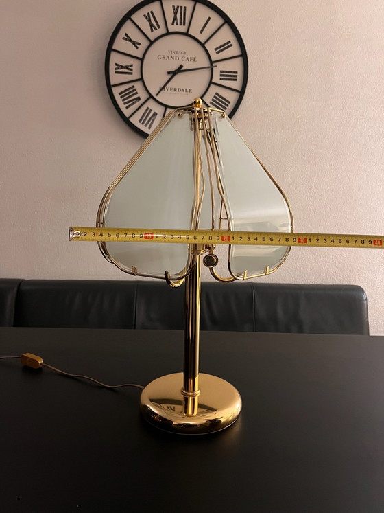 Vintage Herda Hollywood Regency lamp – Table lamps, Glass, Metal (photo 15 of 15)