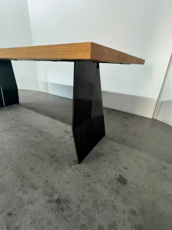 New Bert Plantagie Oak Dining Table Rectangular 220x100x77cm – Wood (photo 3 of 5)