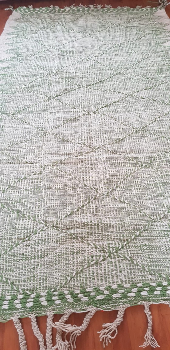 Image 1 of Handgeknoopt Berber kleed wol 247x144