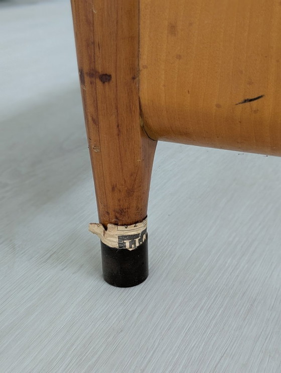 Image 1 of Bett - Holz - mit leicht glänzender Oberfläche, im Stil von Gio Ponti