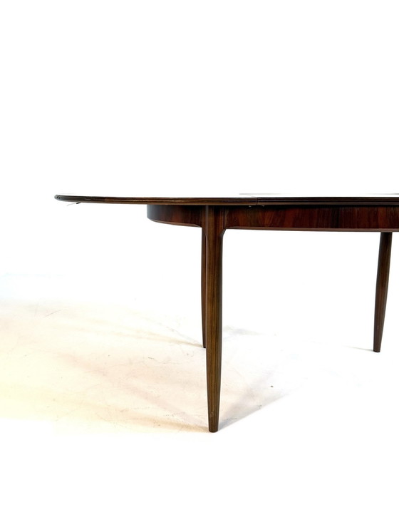 Image 1 of Table à manger extensible vintage en palissandre, Kondor Furniture '60