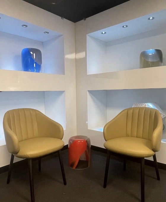 Image 1 of Sillas de comedor Leolux Baani (4)