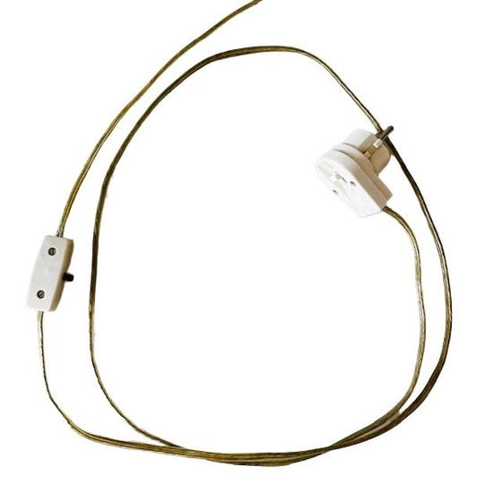 Image 1 of Lampe de table rétro danoise en bois 1960