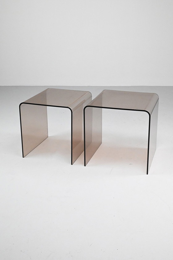 Image 1 of Set of plexiglass tables