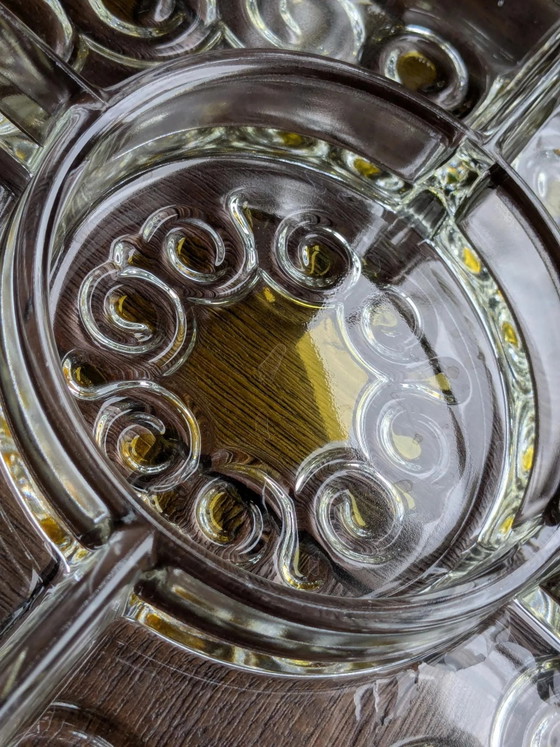 Vintage Snack Bowl by Walther Glass | yellow-clear glass | 1970s – Mid Century Modern (photo 3 of 6)