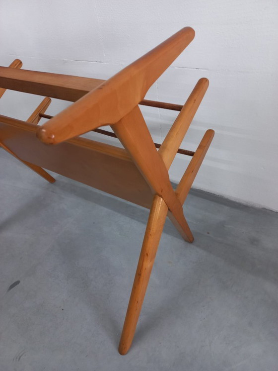 Image 1 of Raro tavolino da parete modernista Wim Den Boon (Attrib)