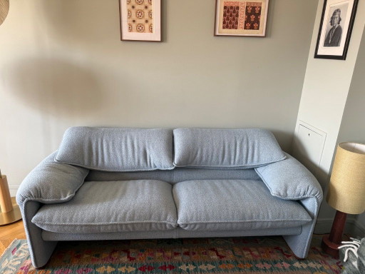 Prachtige Maralunga Cassina bank - Cielo bouclé - perfecte staat
