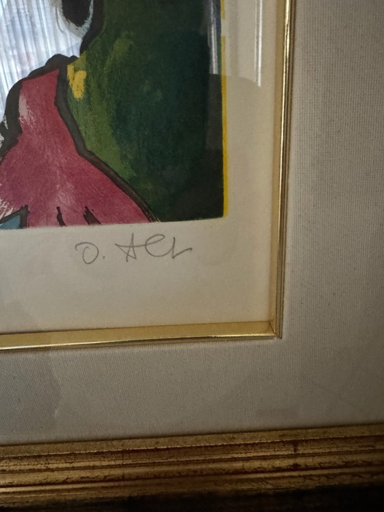Original Otmar Alt Graphic Print, Hand-Signed & Limited, High-Quality Framed, Paintings & Drawings, Paper (photo 2 of 5)