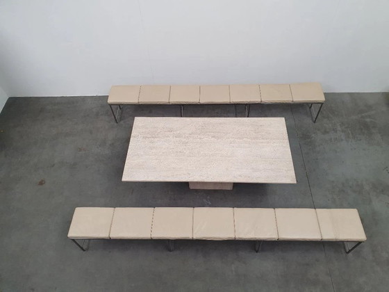 Image 1 of Design XL sofa daybed lounge stainless steel minimalist