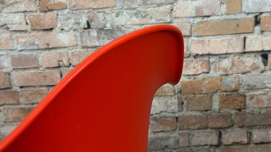 Vitra DAR – Oranger Kunststoff | Charles & Ray Eames – Sessel, Metal, Plastic (photo 11 of 15)