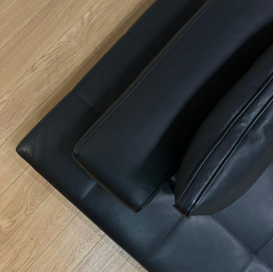 Image 1 of Minotti Lawrence Element Pelle Nera (2x)