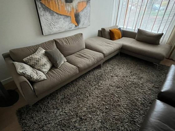 Image 1 of 2,5 zits bank Heelz met poef en Chaise Longue