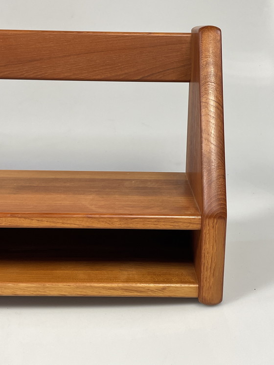 Image 1 of Vintage Wall Shelf, Dyrlund, Solid Teak, Denmark 1970's