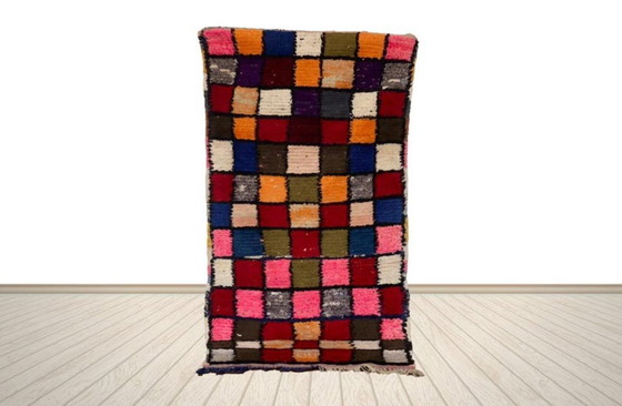 Image 1 of Mehrfarbige Berberteppiche aus Leinen, 200 cm x 100 cm