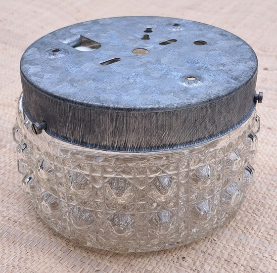 Vintage Ceiling light wall lamp standard fitting – Metal, Glass (photo 2 of 5)