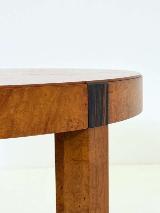 Image 1 of Vintage root wood round dining table by Grange