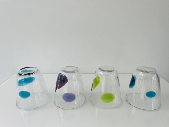 Image 1 of IKEA Fabulös glass set of 4 colored design