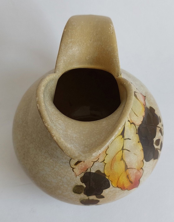 Image 1 of Vintage Brentleigh 1940's English hand painted jug.