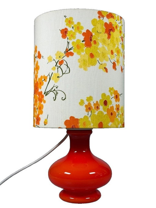 1960s/70s Table Lamp, Glass, Mid-Century Space Age Design