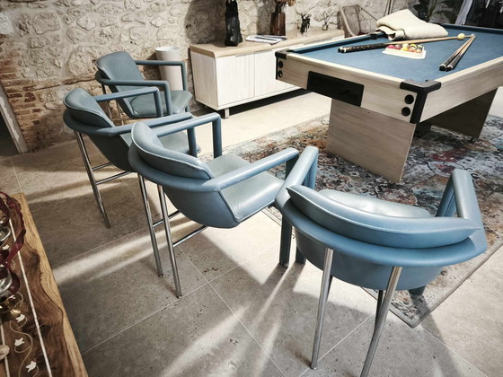 Image 1 of 4 Fauteuils Leolux "Cachucha" - Design postmoderne par Hugo de Ruiter (1990)