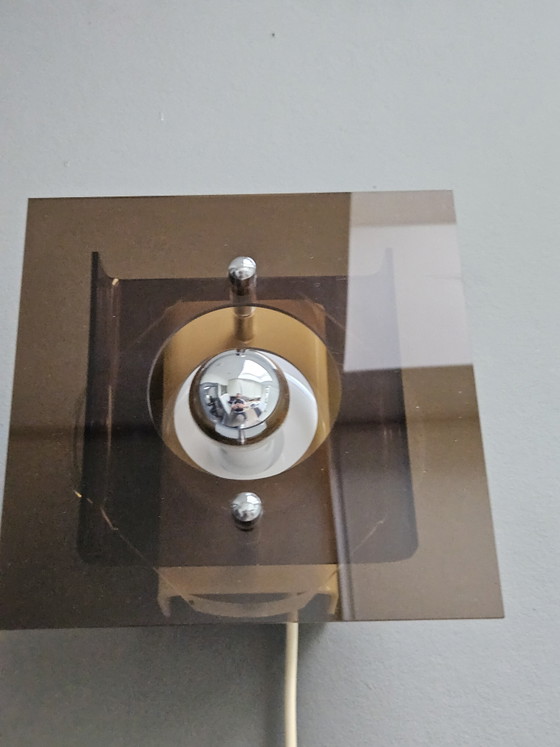 Image 1 of Lampe murale Herda Space Age en plexiglas