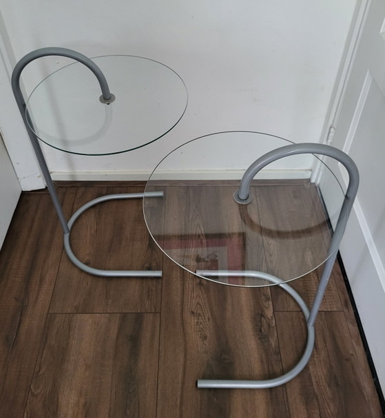 Tavolino Vintage Ikea RY, anni '90 – Tavolini, Vetro, Metallo (photo 2 of 5)