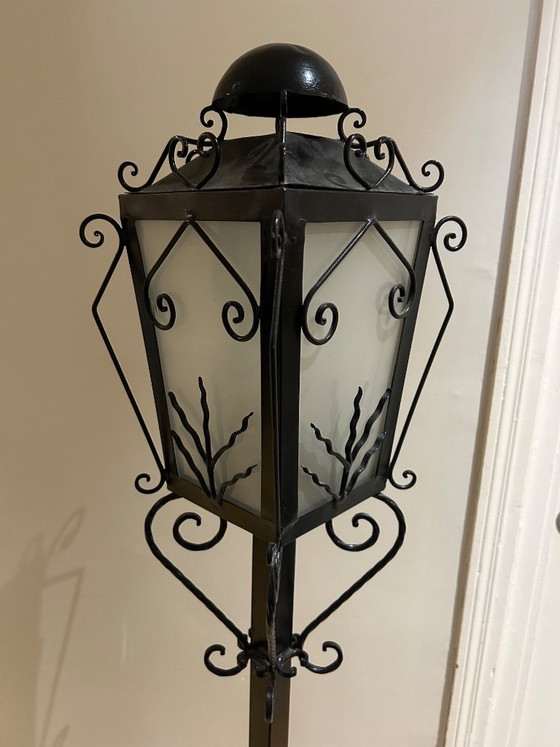 Schmiedeeiserne Stehlampe 1950 – Stehleuchten, Iron (photo 8 of 8)