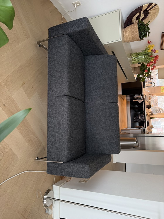 Image 1 of 2 Pers. Anthrazitfarbene Artifort-Bank