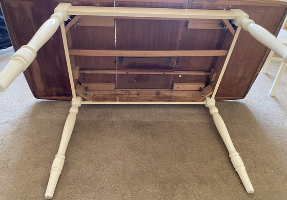 Image 1 of Vintage dining table with 2 chairs