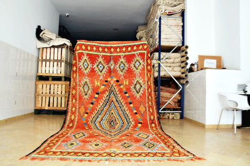 Marokkaans Boujaad Vintage vloerkleed 352 x 185 cm