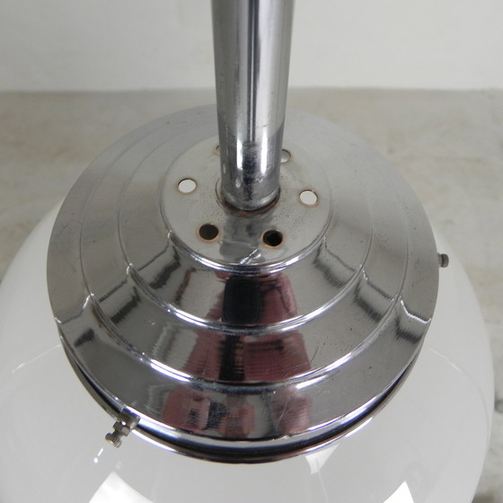 Image 1 of Lampe suspendue Art Déco avec ampoule blanche, années 1930