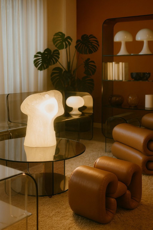 Osso lamp by Carlo Nason for Mazzega, 1970s