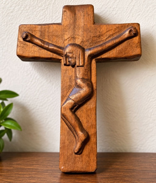 Modernistisches religiöses Kruzifix