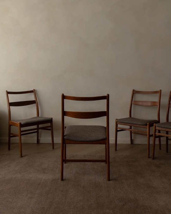 Image 1 of Set di 4 sedie da pranzo vintage Minett, Yngve Ekström, Troeds, Svezia - Sedie scandinave
