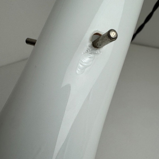 Image 1 of Vintage 1970s Opaline Glass Pendant Light