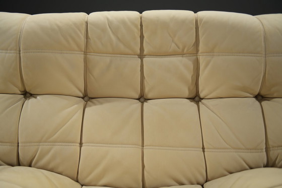 Image 1 of Stunning Kashima Sofa in original leather by Michel Ducaroy for Ligne Roset 1980