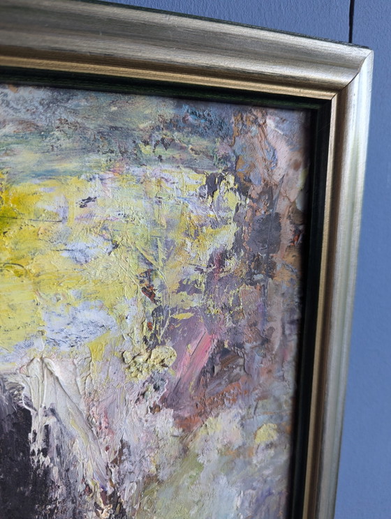 Image 1 of Vintage painting of a woman - Impressionist style