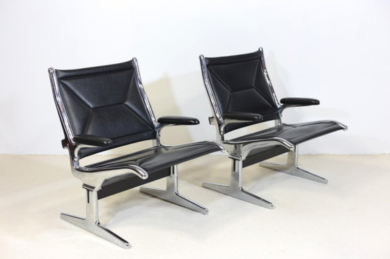 Charles and Ray Heames Airport Armchairs – Herman Miller, Chrome (photo 14 of 14)