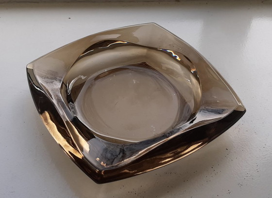 Image 1 of Franse Vintage smokey asbak van Luminarc 