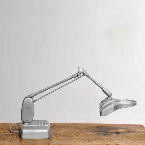 Image 1 of Dazor Desk Lamp With Magnifying Glass, 1950s