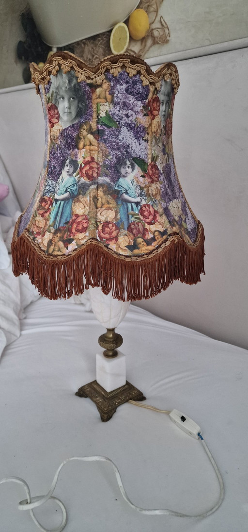 Vintage Travertin Tafellamp