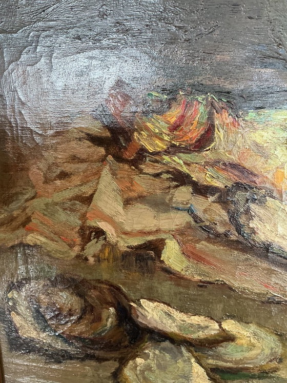 Image 1 of Naturaleza muerta: arenques y ostras