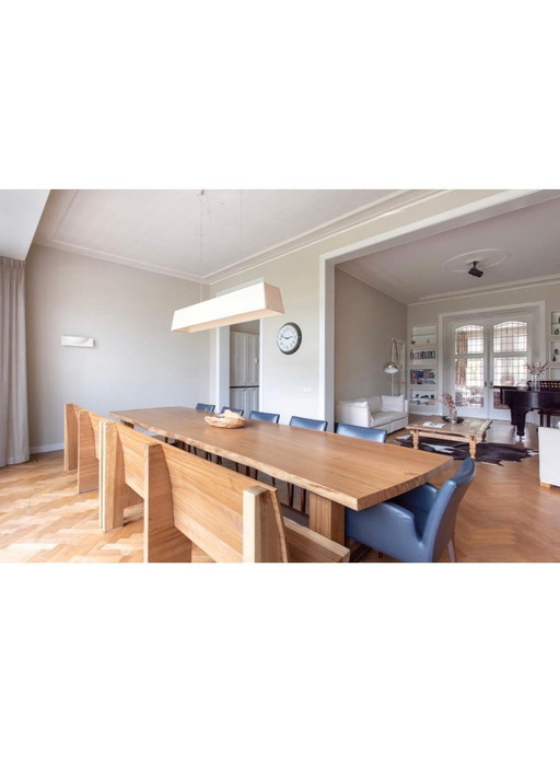 Custom-Made Oak Dining Table