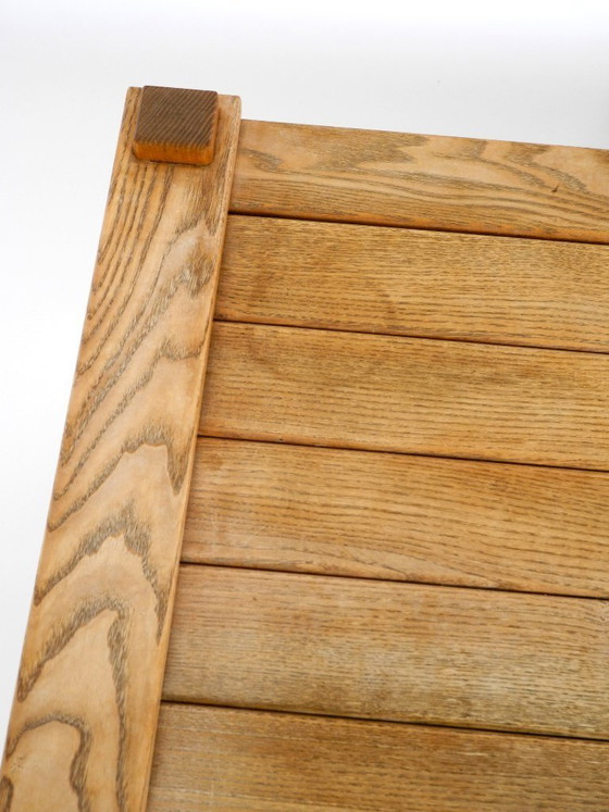 Image 1 of Salontafel uit de "Farmer Collection" uit de jaren 60 van Gerd Lange voor Bofinger, gemaakt van lichtbruin gebeitst essenhout.
