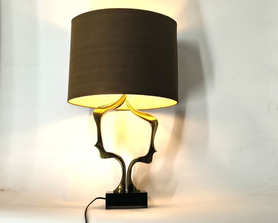 Image 1 of Bronze table lamp by Willy Daro, 1970s