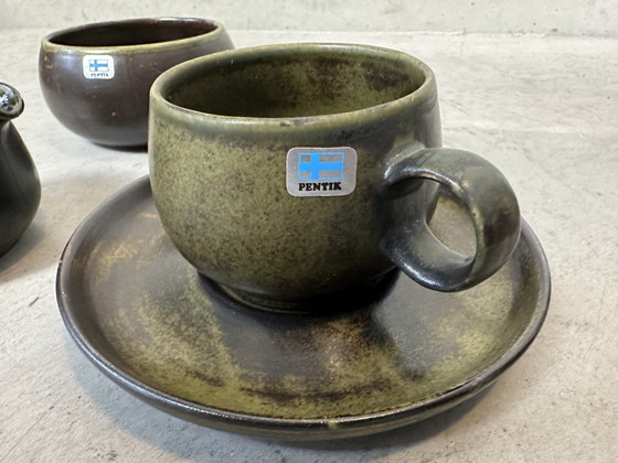 Service à café vintage 22 pièces - Pentik (Norvège) – Vaisselle, Ceramic (photo 4 of 10)