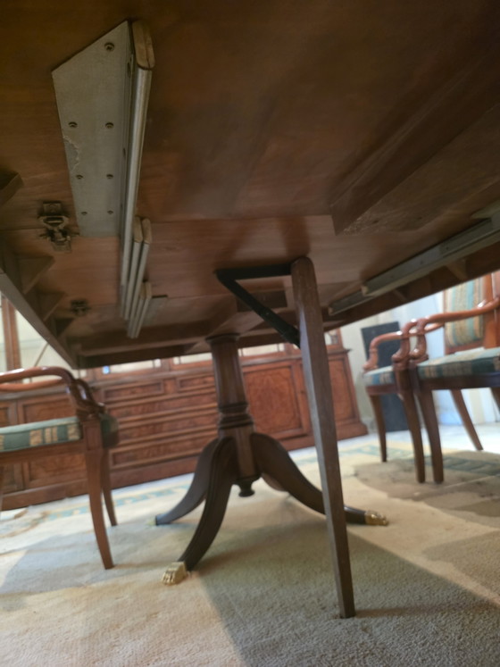 Table avec 8 chaises – Salles à manger complètes, Metal, Textile (photo 8 of 10)