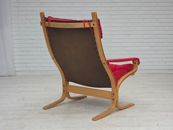 Image 1 of 1970s, Norwegian design by Ingmar Relling, model "Siesta", set of 2 chairs with footstool.