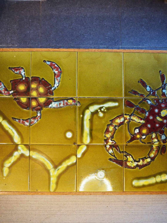 Image 1 of Table basse vintage en céramique, Design By Adri, 1960s